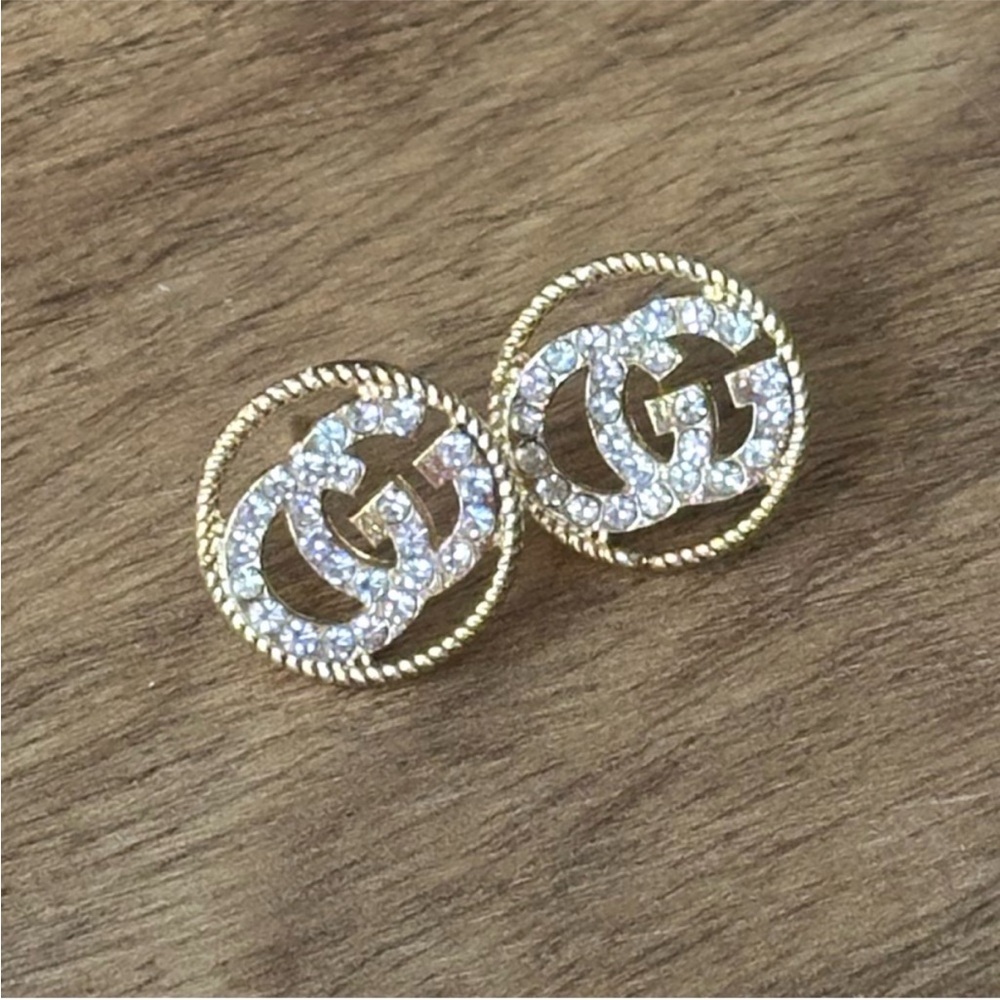 Gg fashion gold earrings